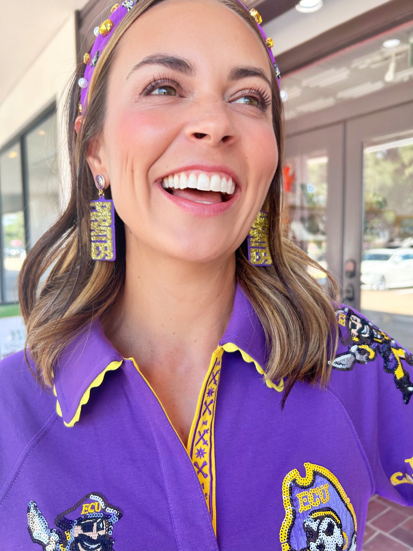 ECU Logo Patch Dress