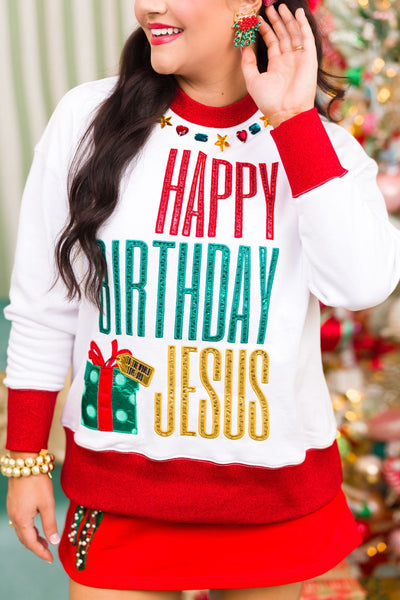 BC Happy Birthday Jesus Sweatshirt PRE-ORDER (Est. Ship 11/1)