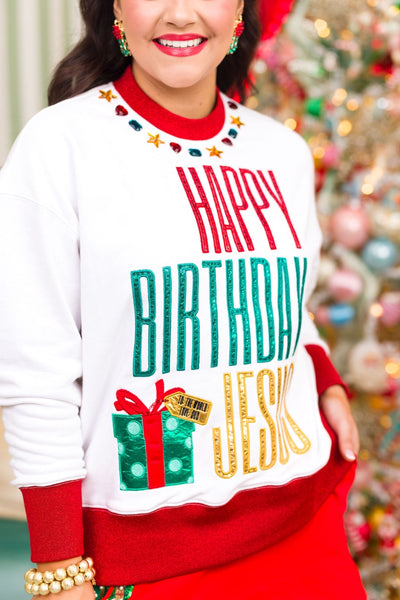 BC Happy Birthday Jesus Sweatshirt PRE-ORDER (Est. Ship 11/1)