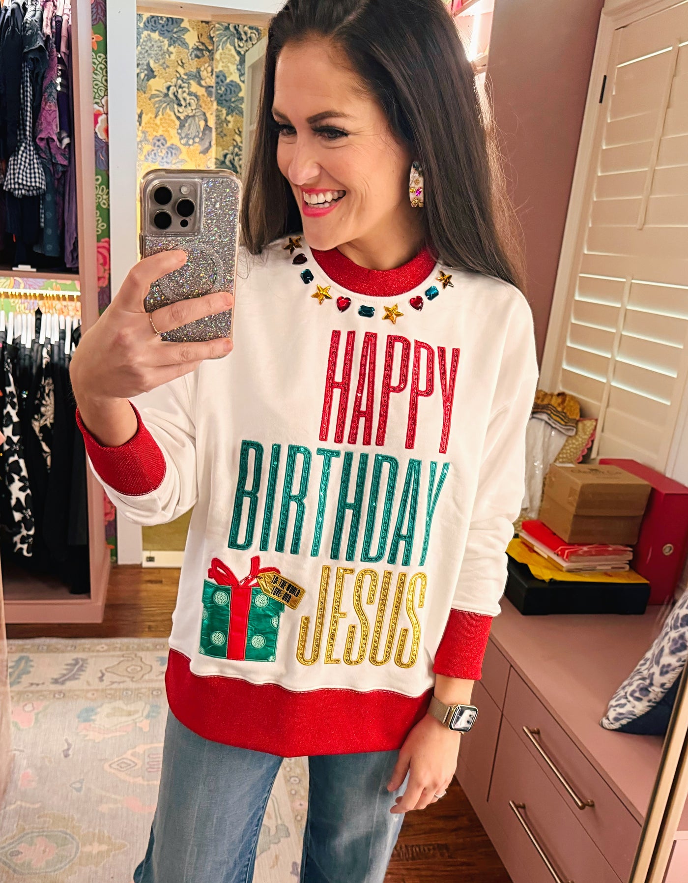 BC Happy Birthday Jesus Sweatshirt PRE-ORDER (Est. Ship 11/1)