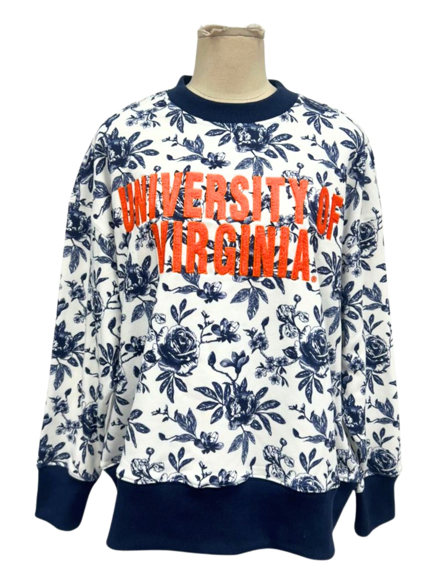 Virginia Floral Toile Sweatshirt PRE-ORDER (Est. Ship 1/15/2026)