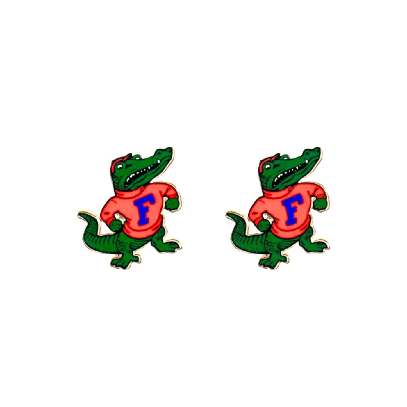 College Vault Florida Mascot Stud Earrings