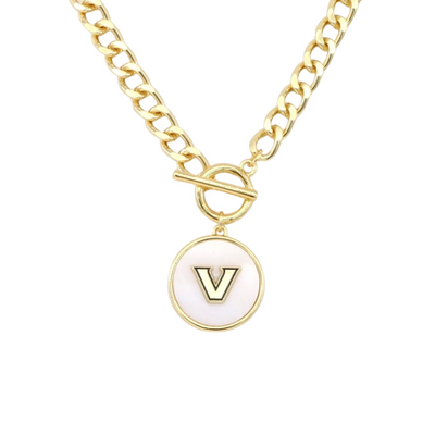 Vanderbilt Logo  Necklace