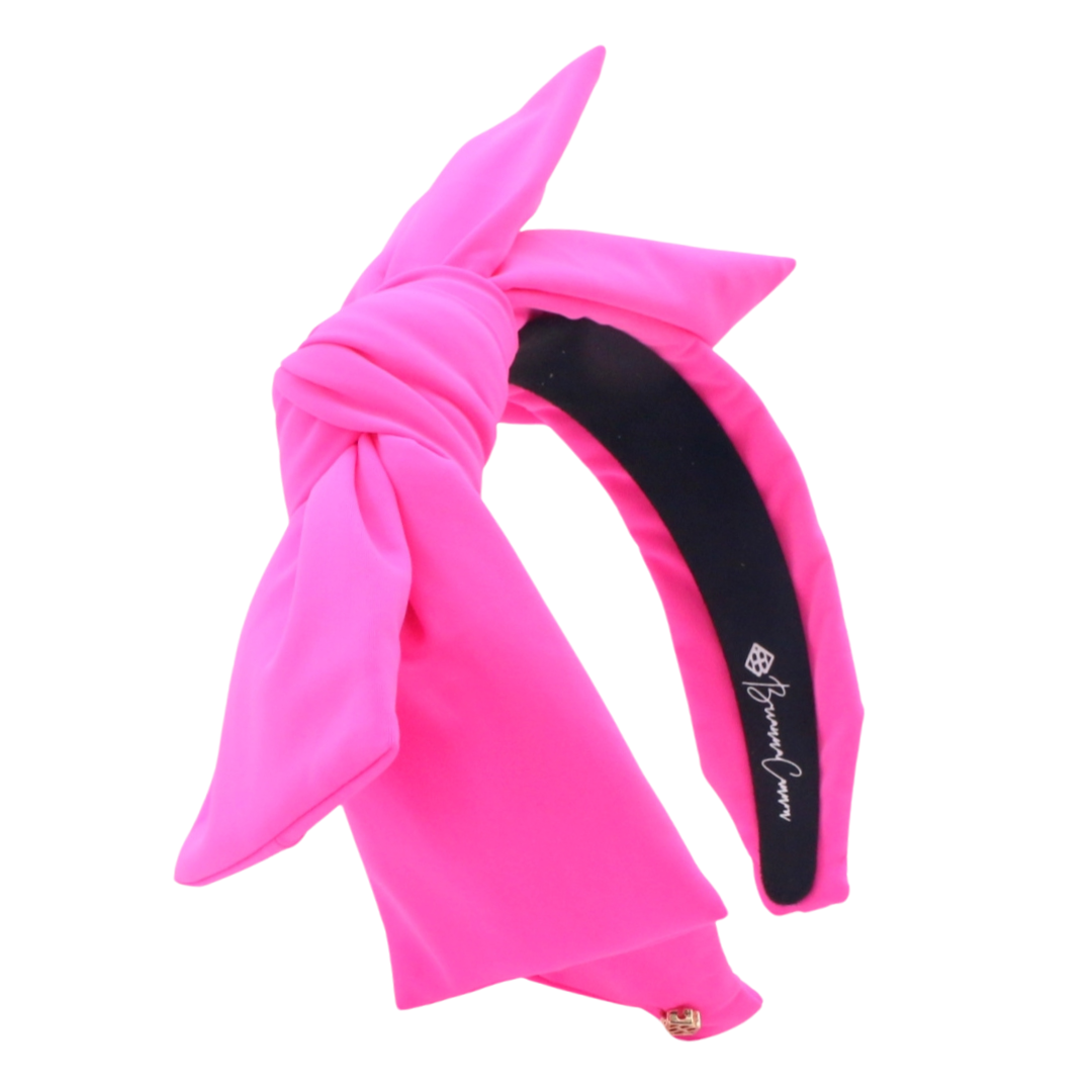 Hot Pink Side Bow Headband