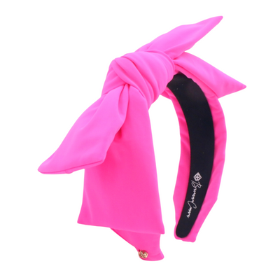 Hot Pink Side Bow Headband