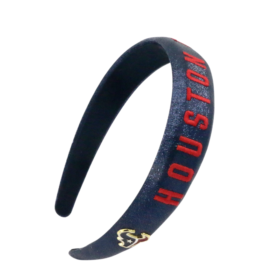 Houston Texans Thin Embroidered Headband