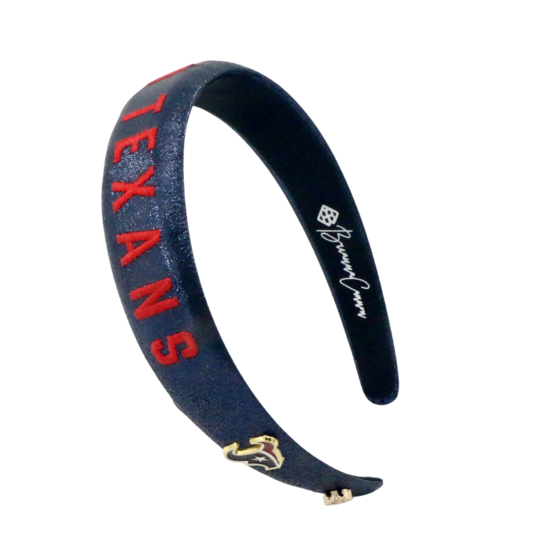 Houston Texans Thin Embroidered Headband