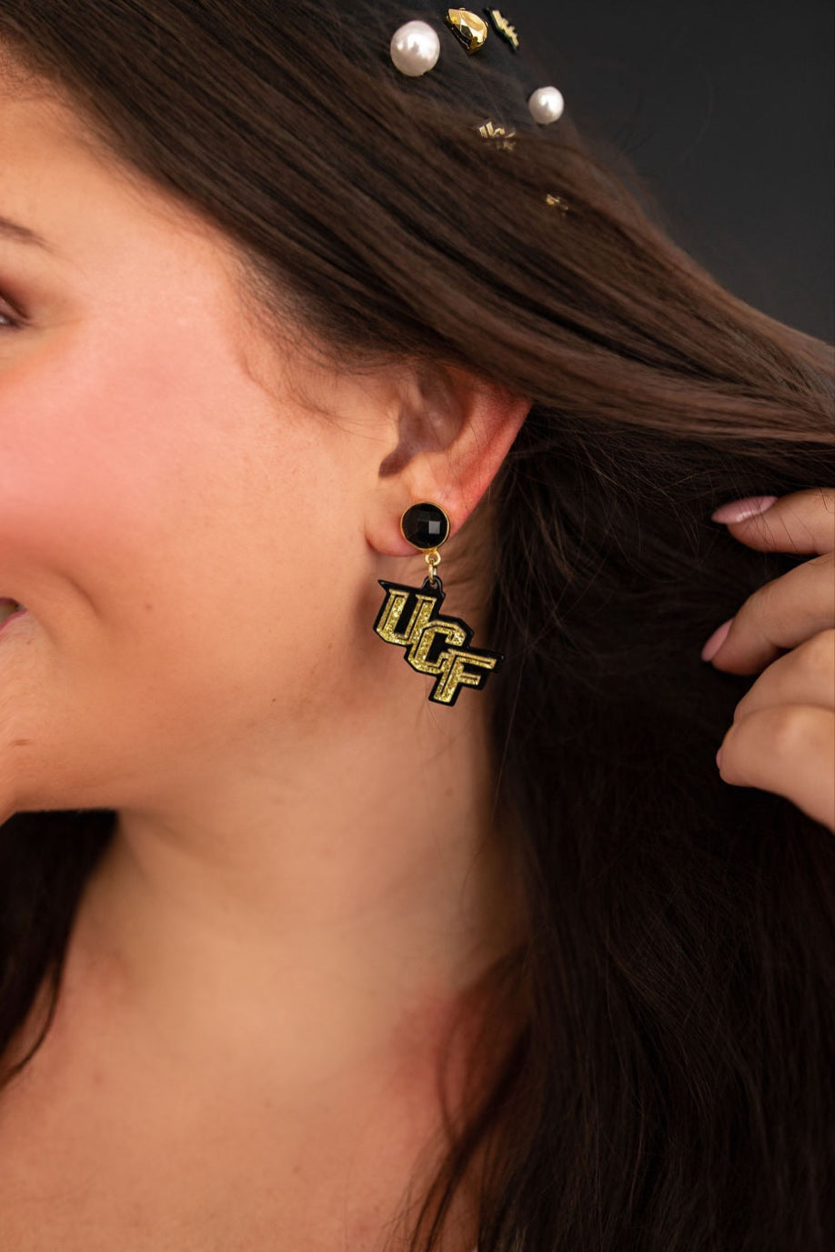 Central Florida Mini Logo Earrings