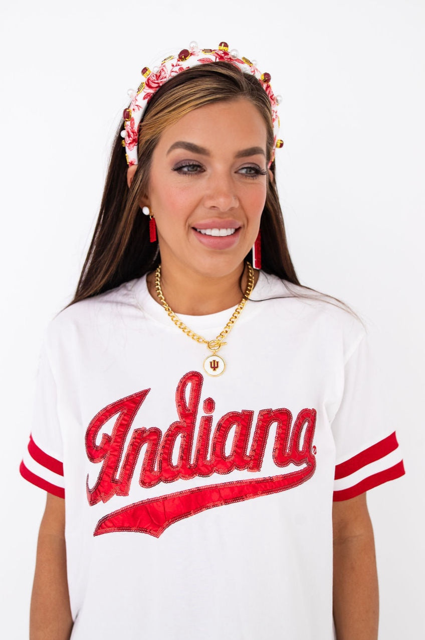 Indiana Sparkle Logo T-Shirt