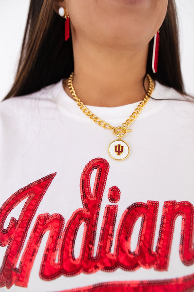 Indiana Sparkle Logo T-Shirt