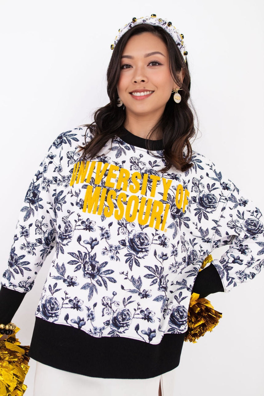 Missouri Floral Toile Sweatshirt