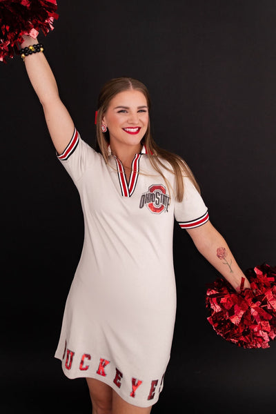 Ohio State BC Club Dress with Buckeye Logo