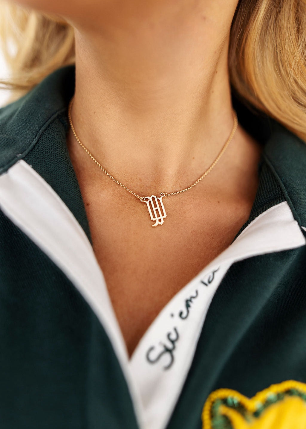 College Vault Baylor Stud & Necklace Set