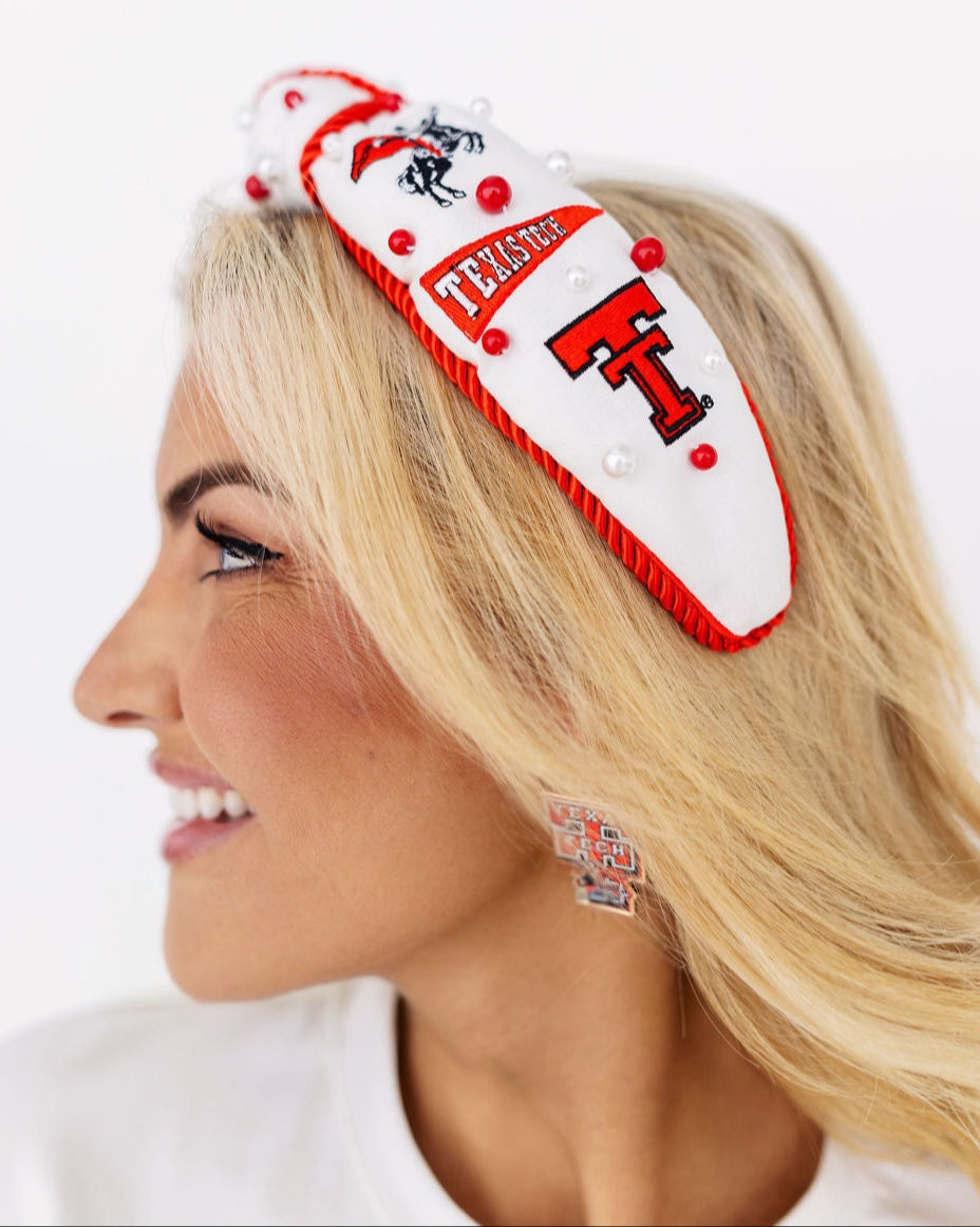 Texas Tech College Vault Rope Headband