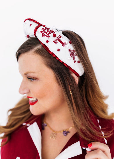 Texas A&M College Vault Rope Headband