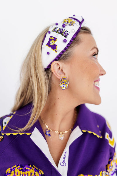 LSU College Vault Rope Headband
