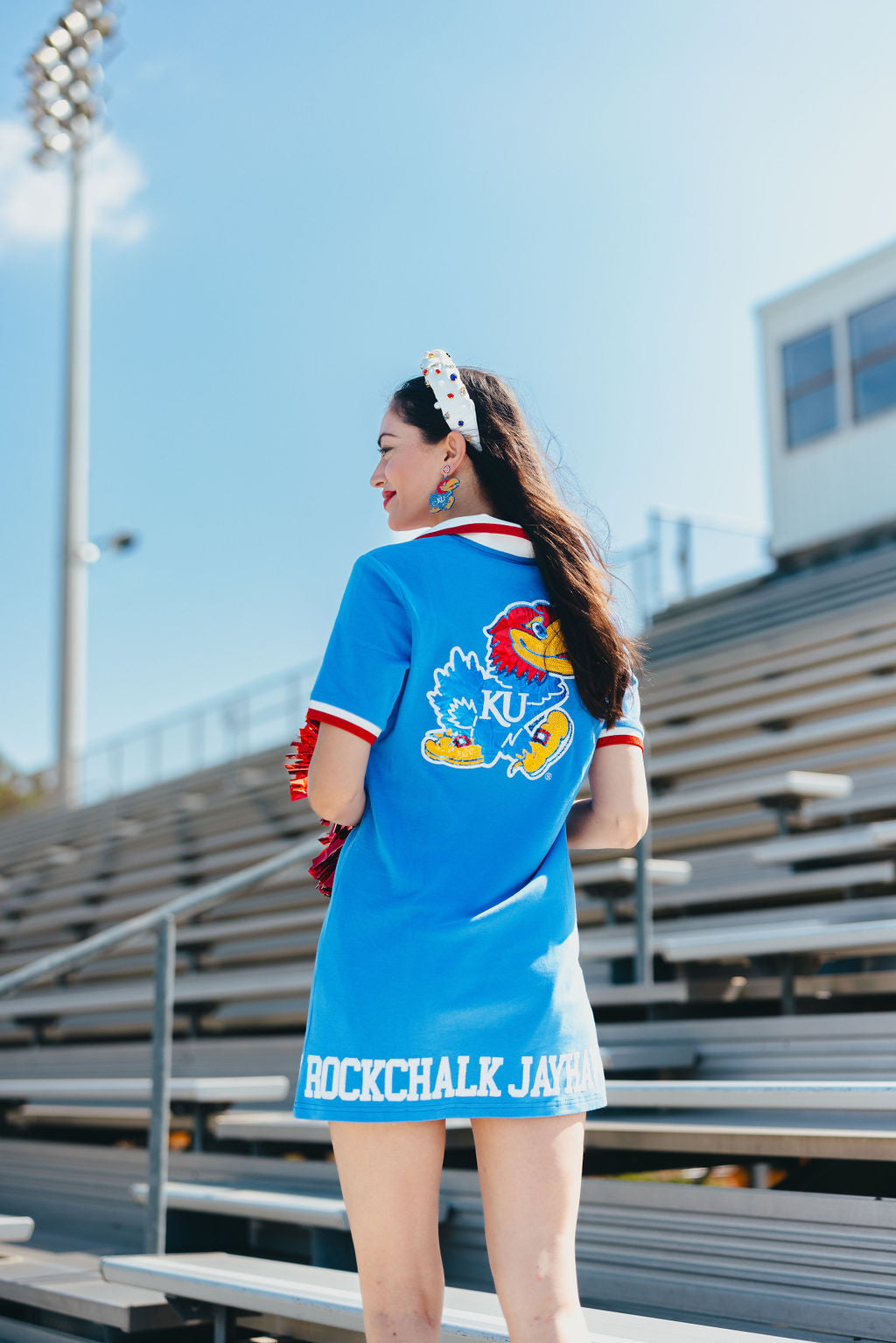 Kansas BC Club Dress with Jayhawk