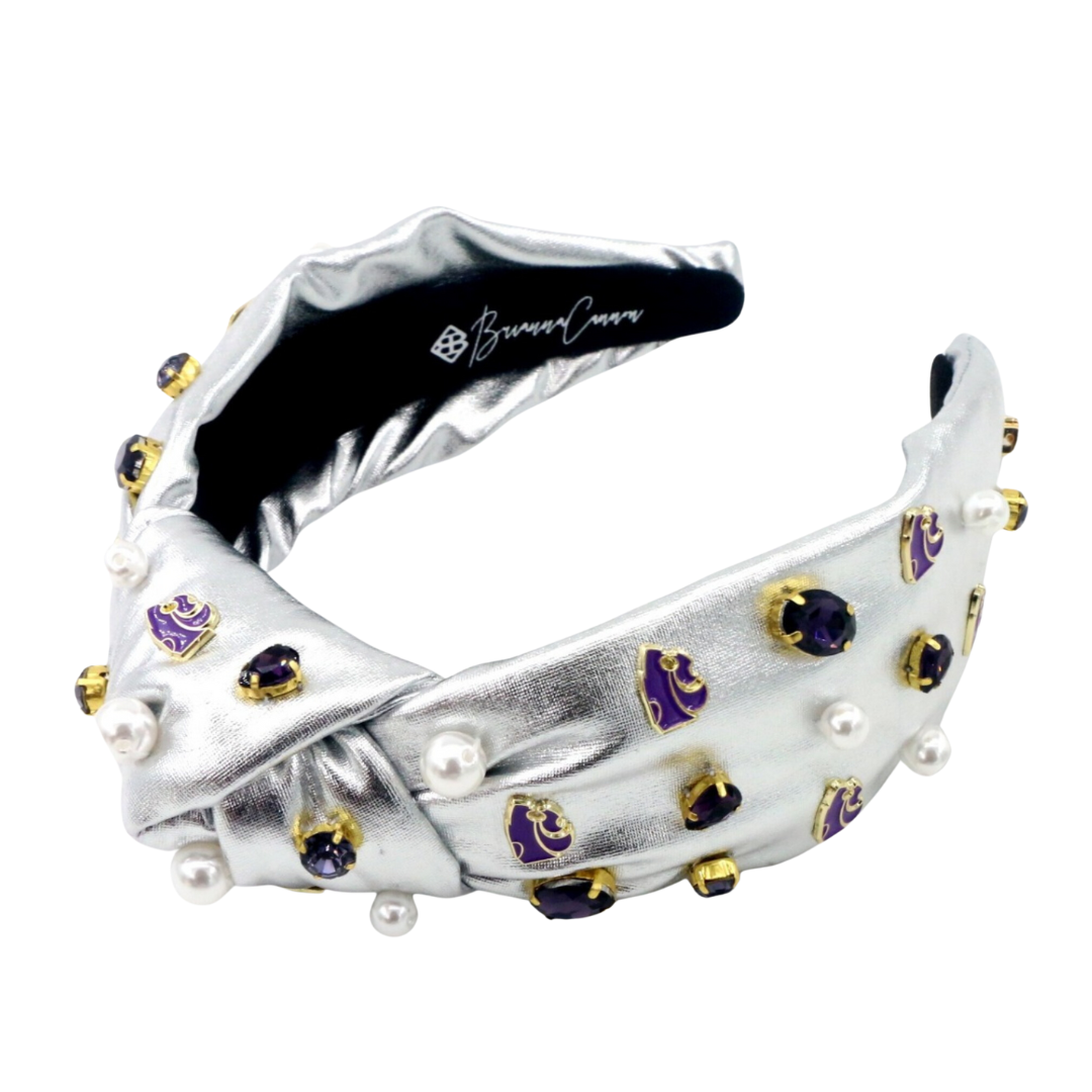 Kansas State Silver Logo Headband