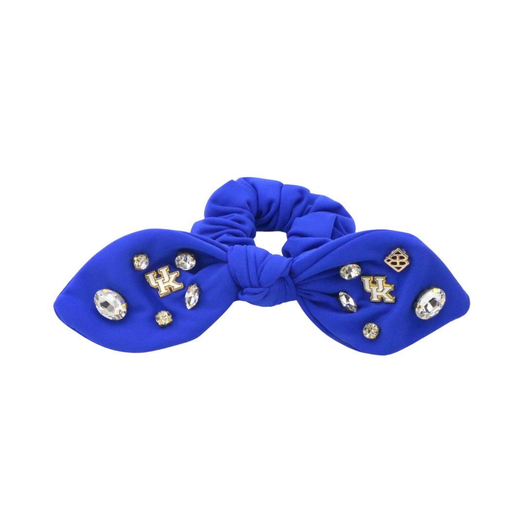 Kentucky Blue Logo Bow Scrunchie