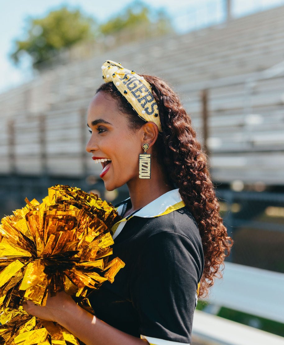 Missouri Adult MIZZOU TIGERS Cross Stitch Headband