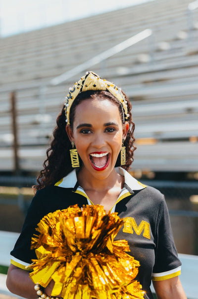 Missouri Gold MIZZOU Earrings