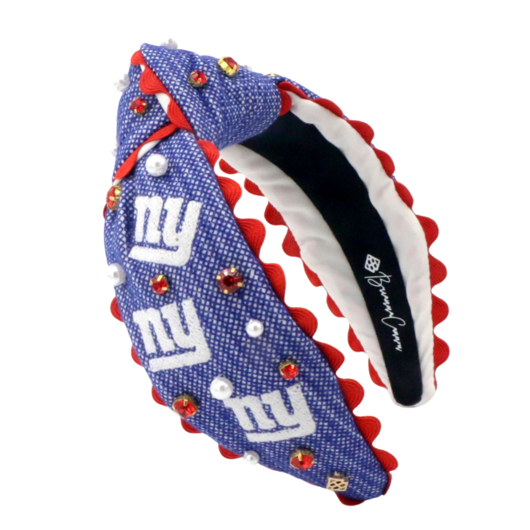 New York Giants Adult Cross Stitch Headband