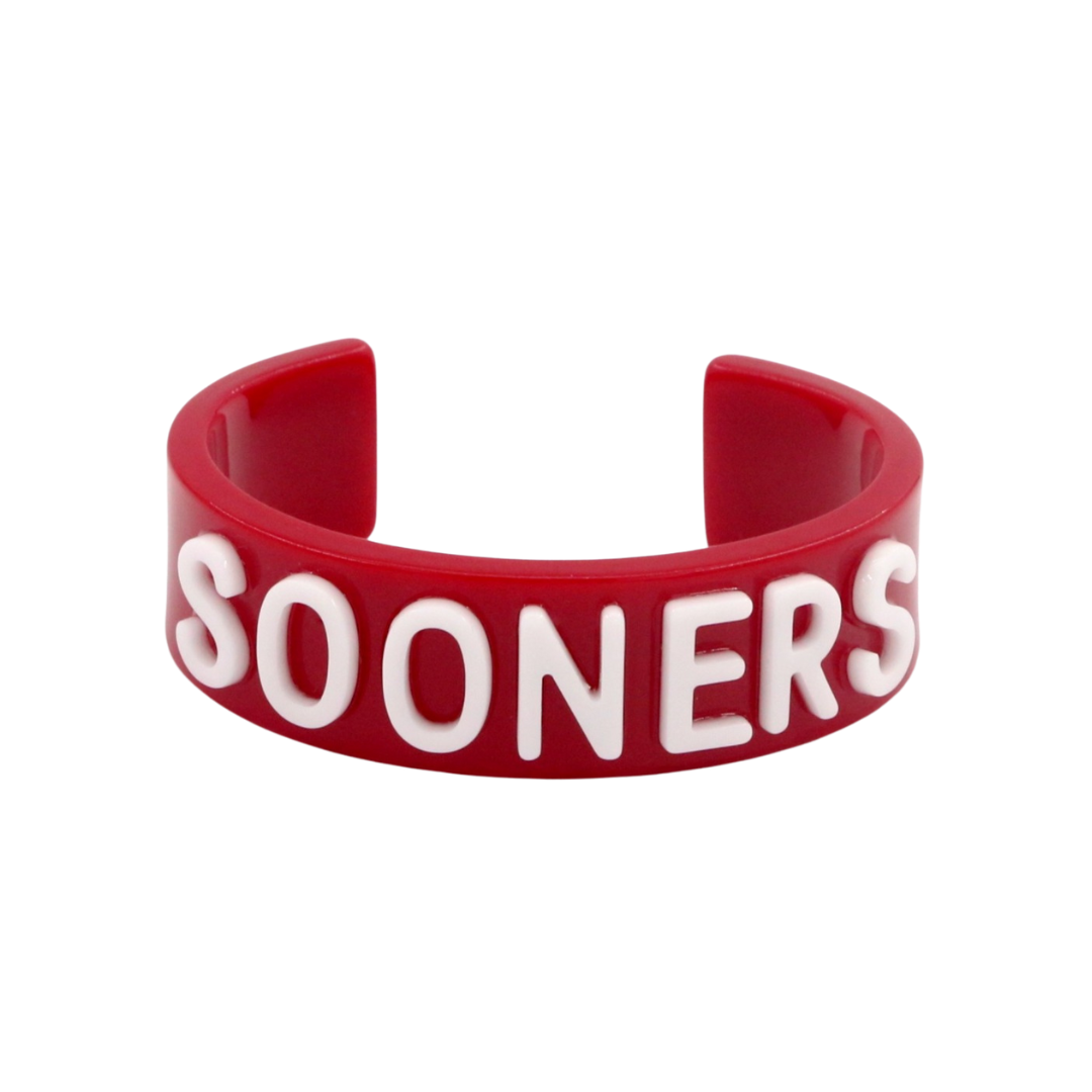 Oklahoma Crimson SOONERS Cuff