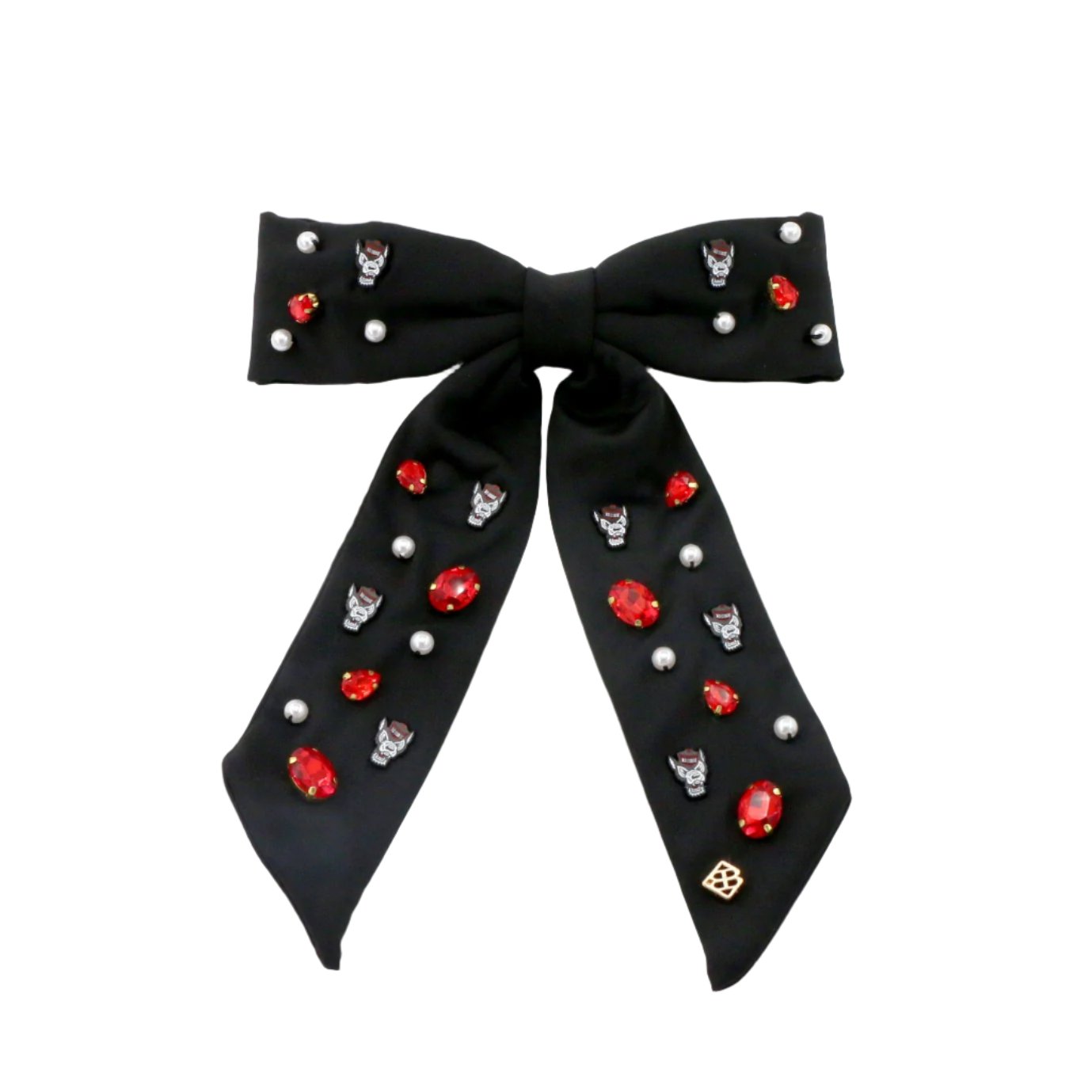 NC State Black Bow Barrette PRE-ORDER (Est Ship 10/18)