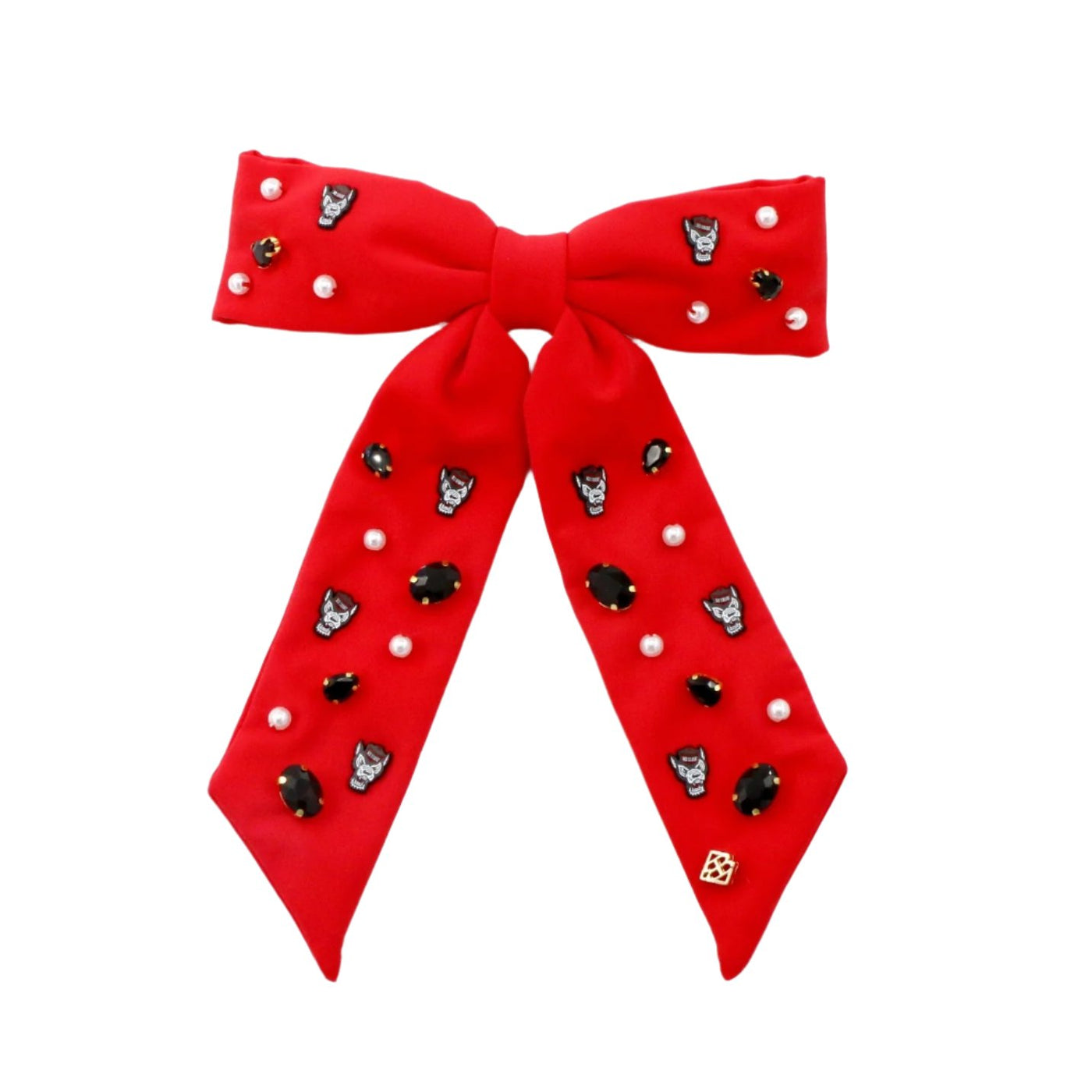 NC State Red Bow Barrette PRE-ORDER (est Ship 10/18)