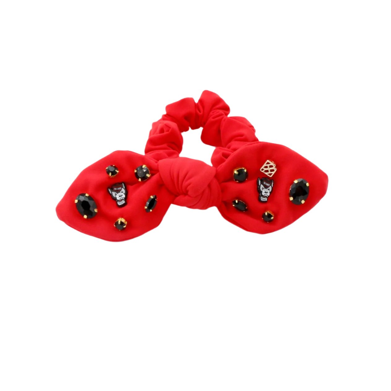 NC State Red Logo Bow Scrunchie