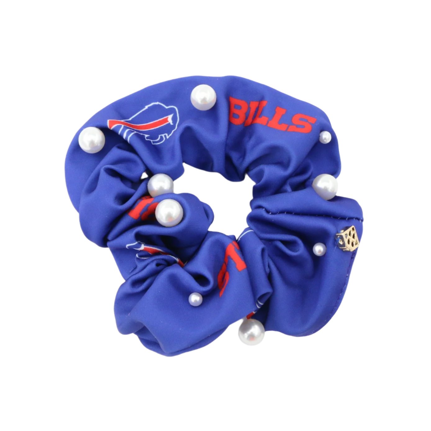 Buffalo Bills Blue and Red Dual Scrunchie