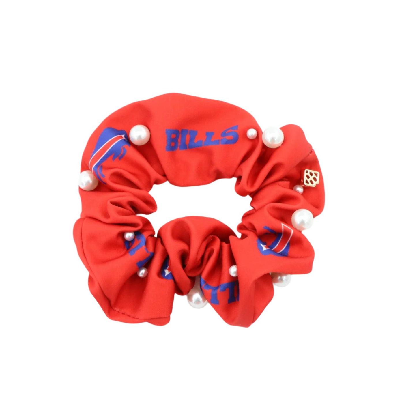 Buffalo Bills Blue and Red Dual Scrunchie