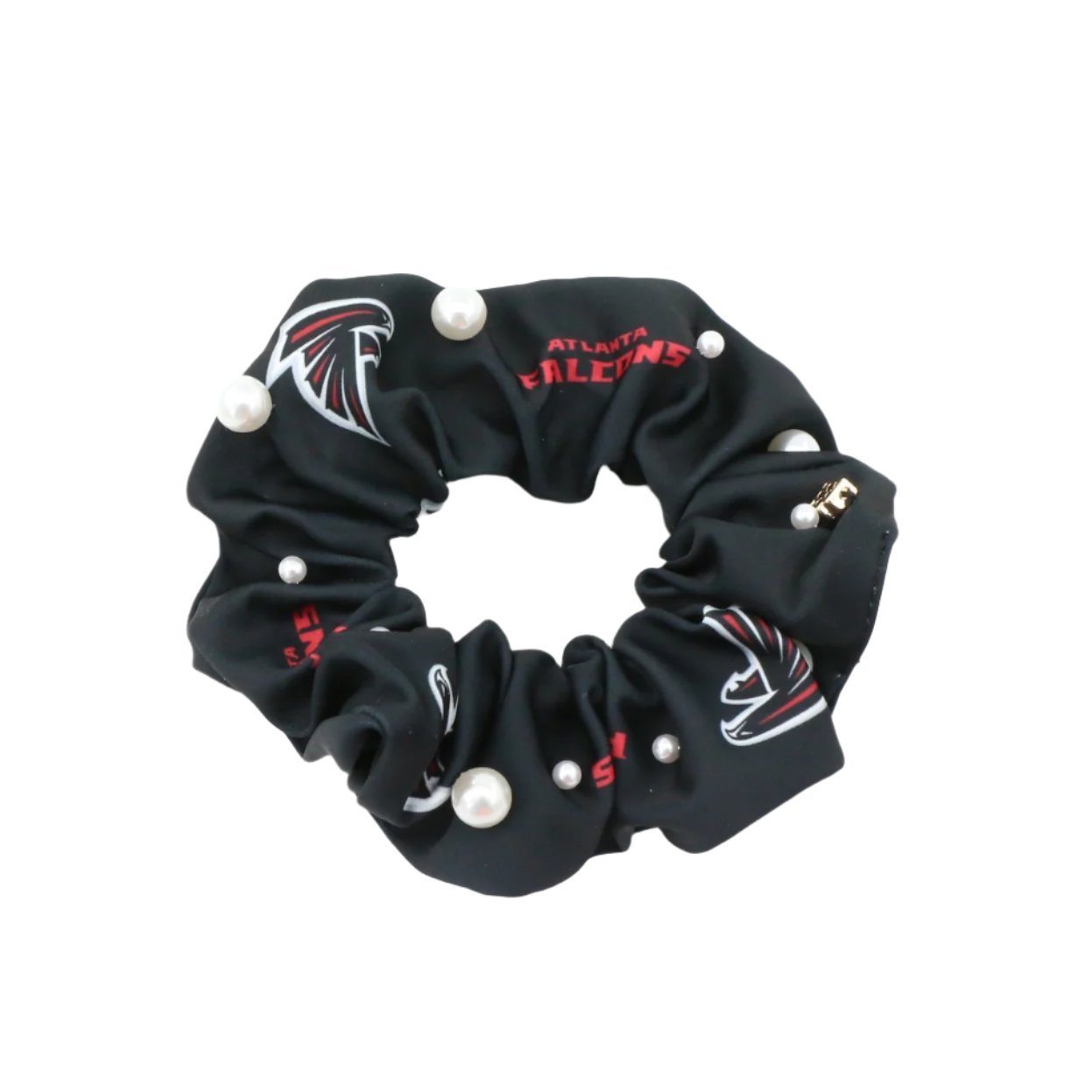 Atlanta Falcons Black and Red Dual Scrunchie