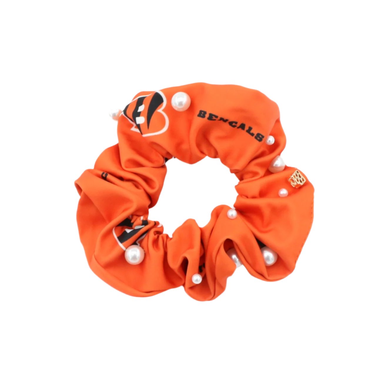 Cincinnati Bengals Black and Orange Dual Scrunchie