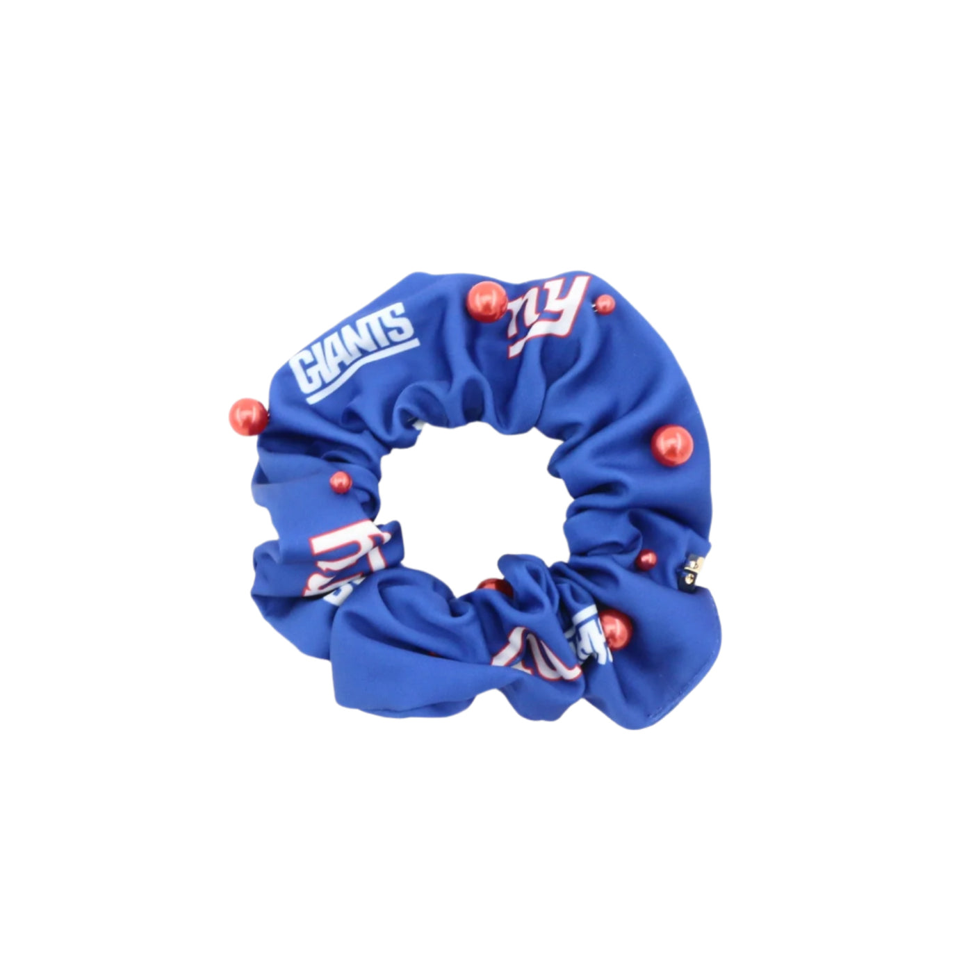 New York Giants White and Blue Dual Scrunchie
