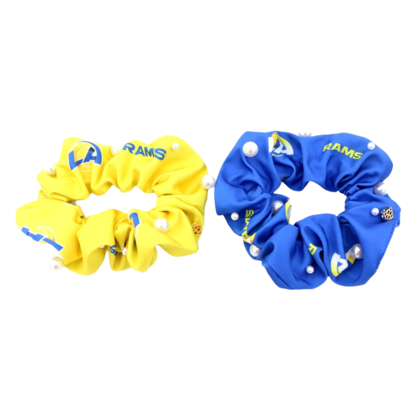 Los Angeles Rams Yellow and Blue Dual Scrunchie