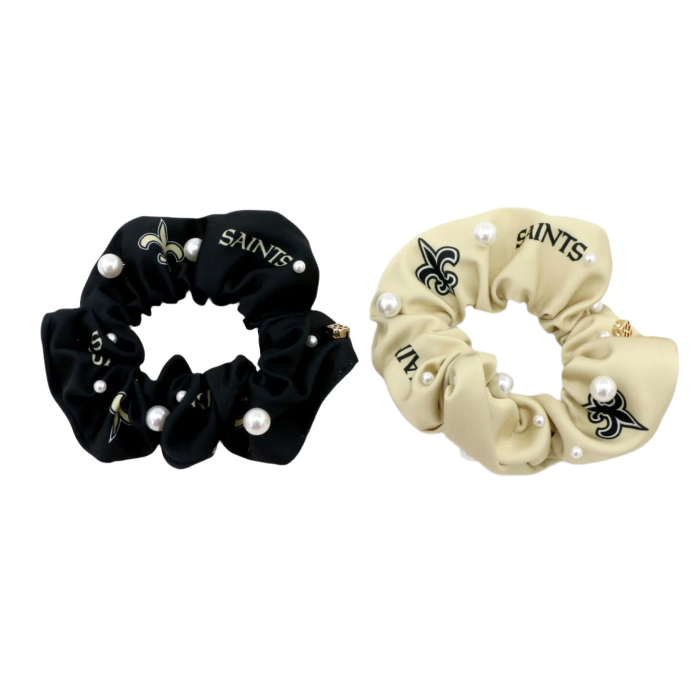 New Orleans Saints Black and Gold Dual Scrunchie