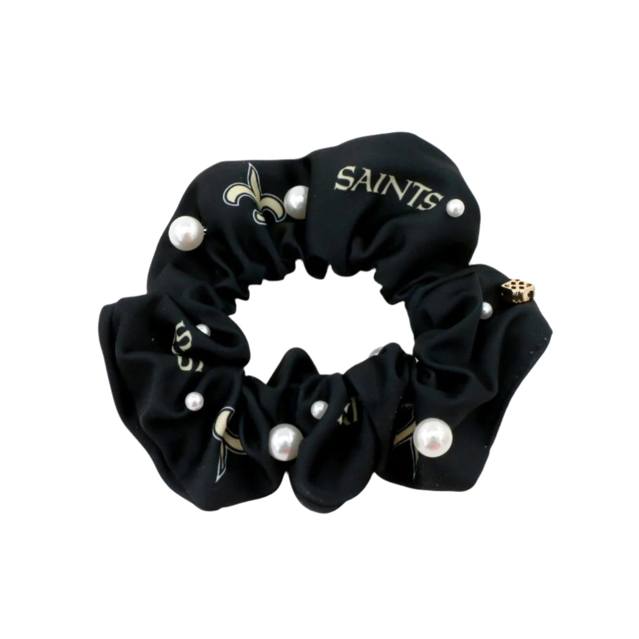 New Orleans Saints Black and Gold Dual Scrunchie