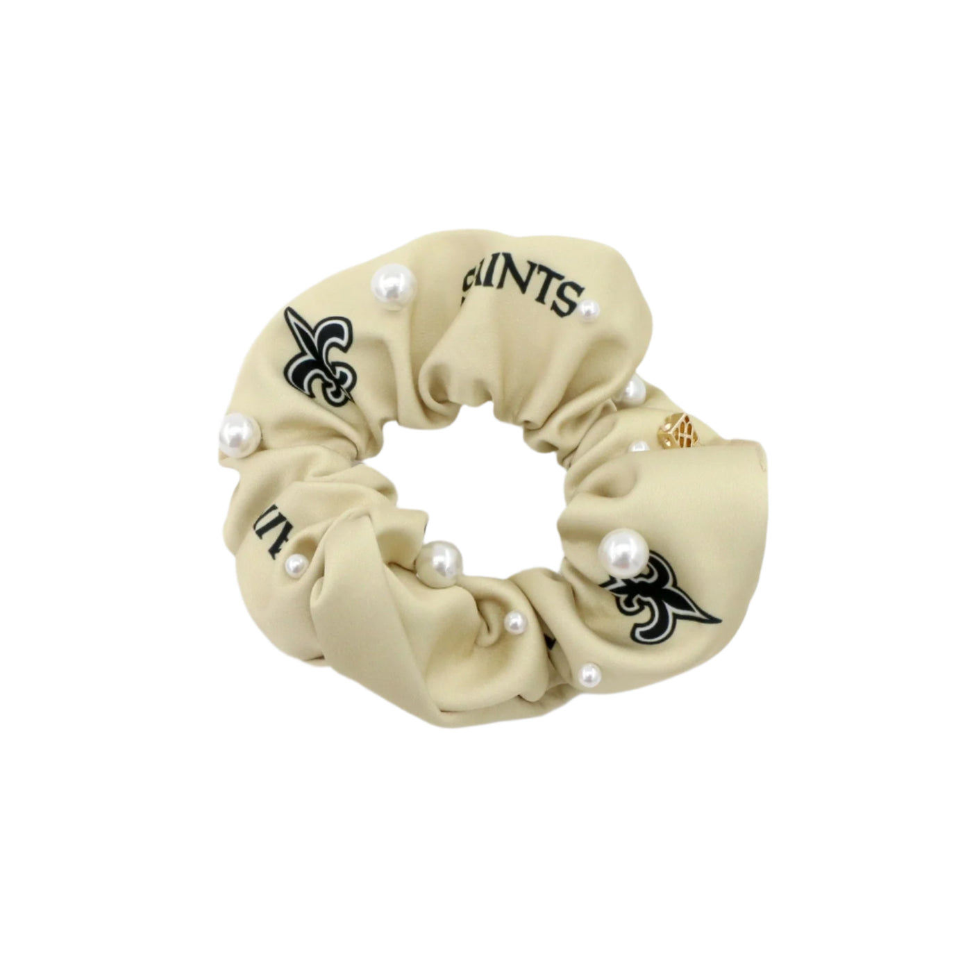 New Orleans Saints Black and Gold Dual Scrunchie