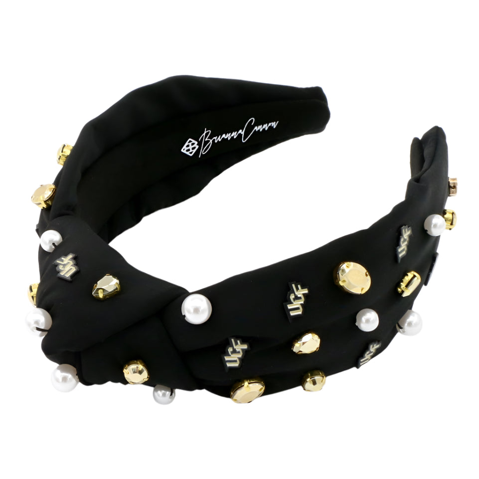 Central Florida Black Logo Headband