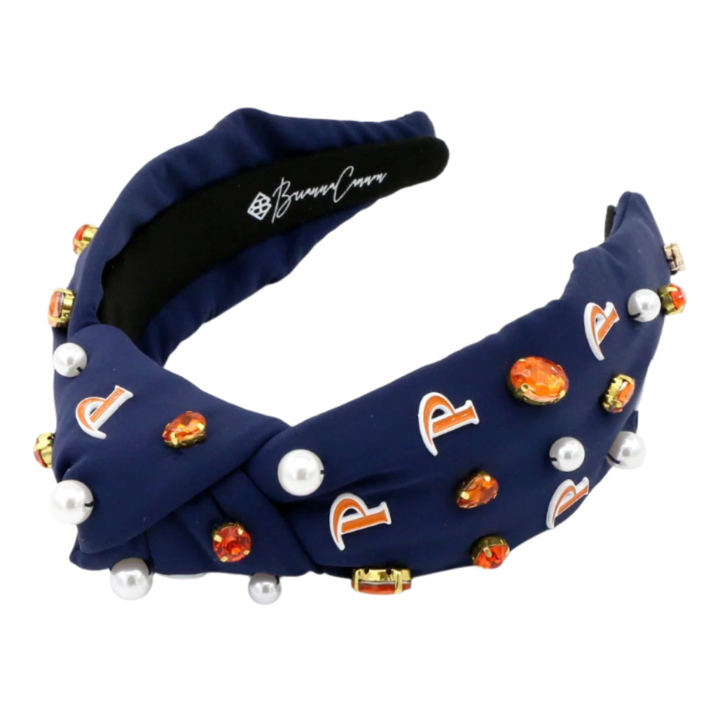 Pepperdine Navy Logo Headband