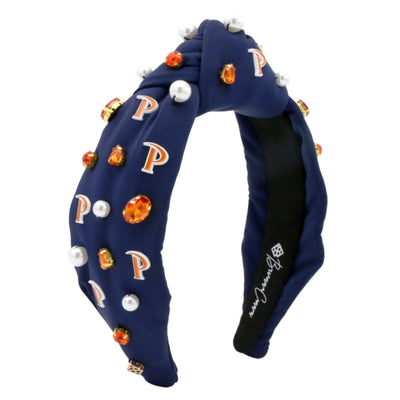 Pepperdine Navy Logo Headband