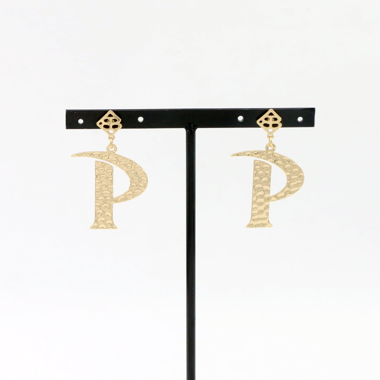Pepperdine Gold Logo Earring with BC Logo