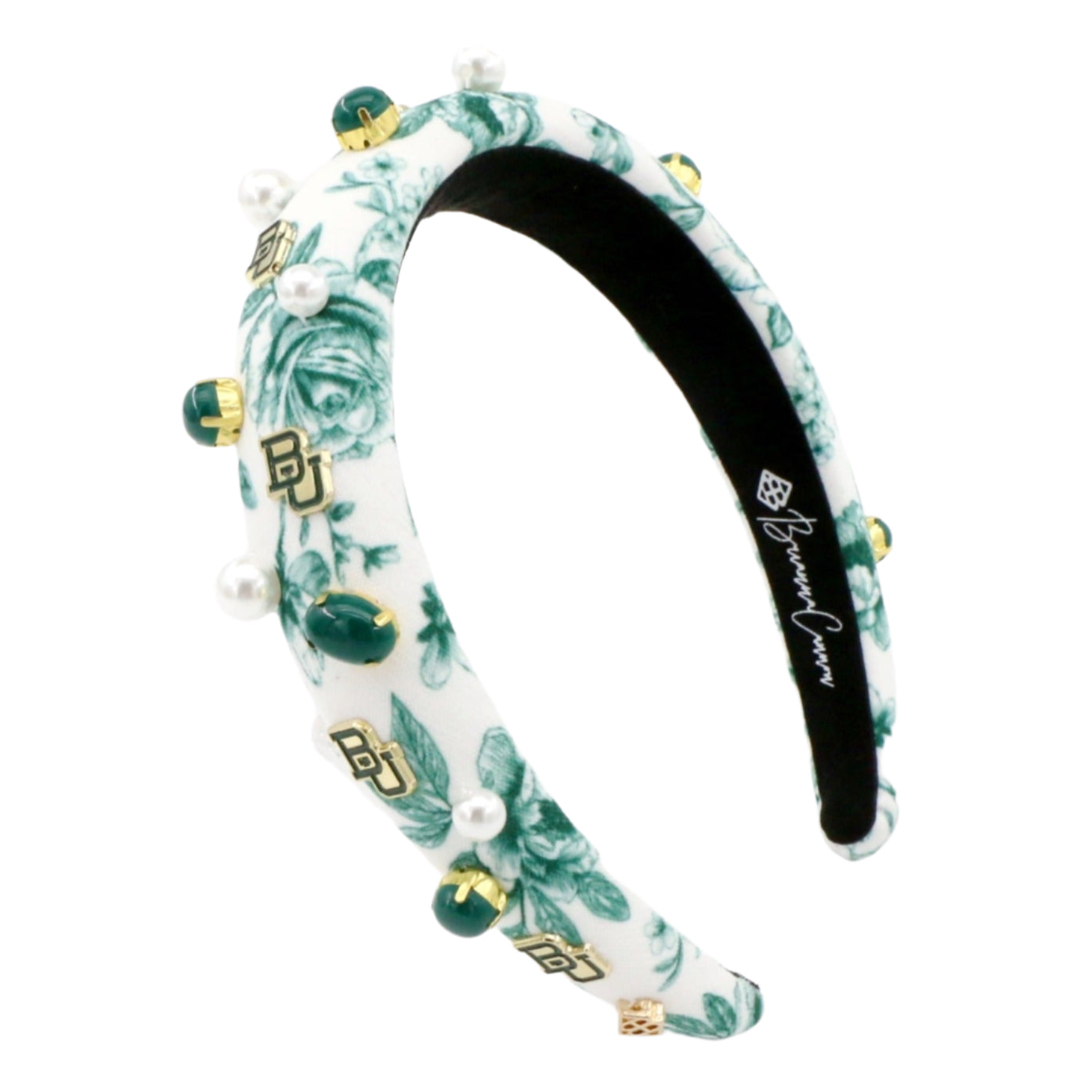 Baylor Floral Toile Logo Headband