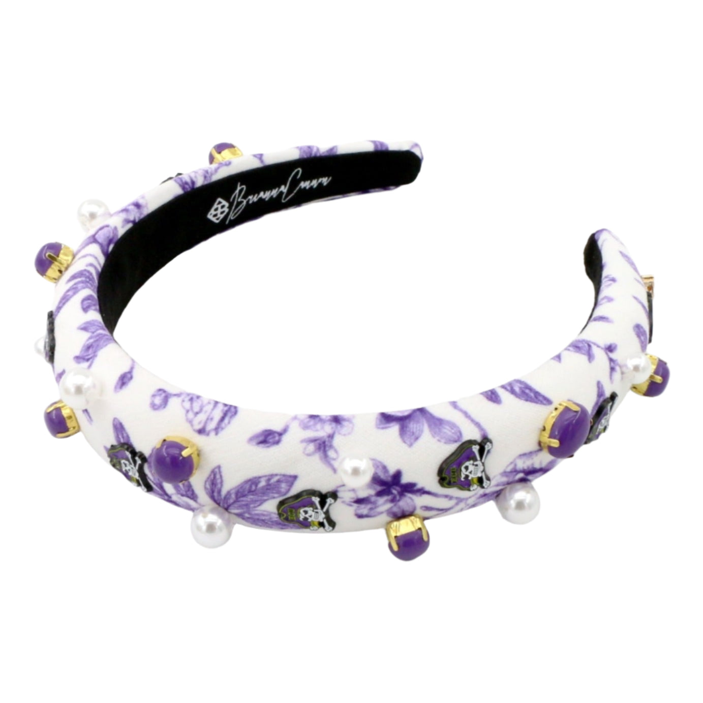 ECU Floral Toile Logo Headband PRE-ORDER (Est. Ship 1/15)