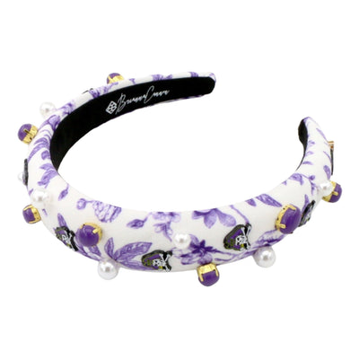 ECU Floral Toile Logo Headband PRE-ORDER (Est. Ship 1/15)