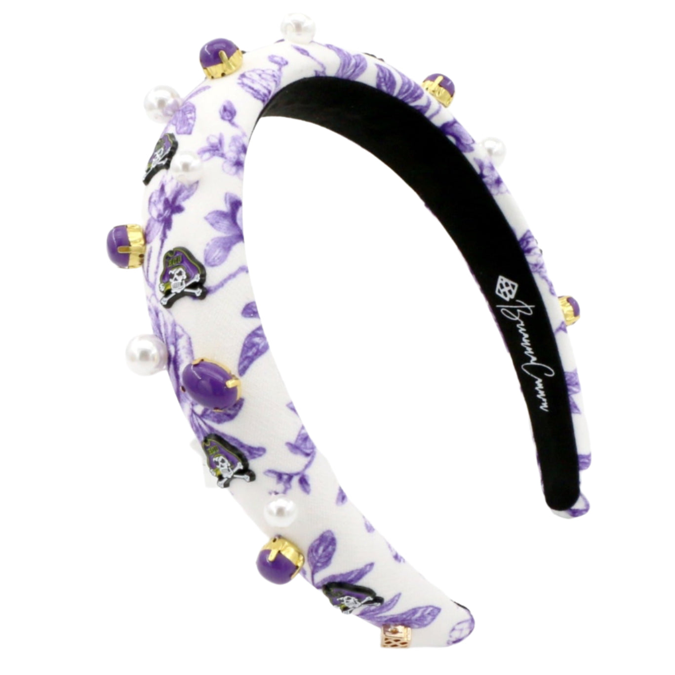 ECU Floral Toile Logo Headband PRE-ORDER (Est. Ship 1/15)