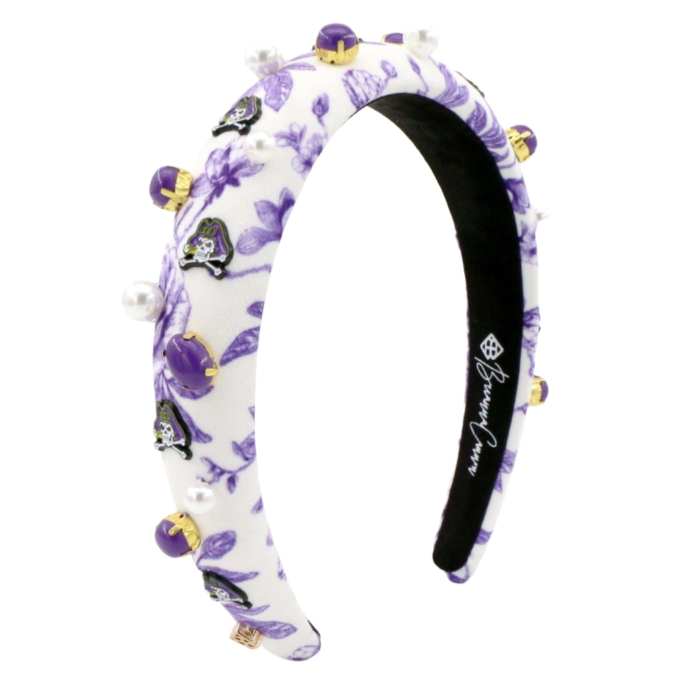 ECU Floral Toile Logo Headband PRE-ORDER (Est. Ship 1/15)