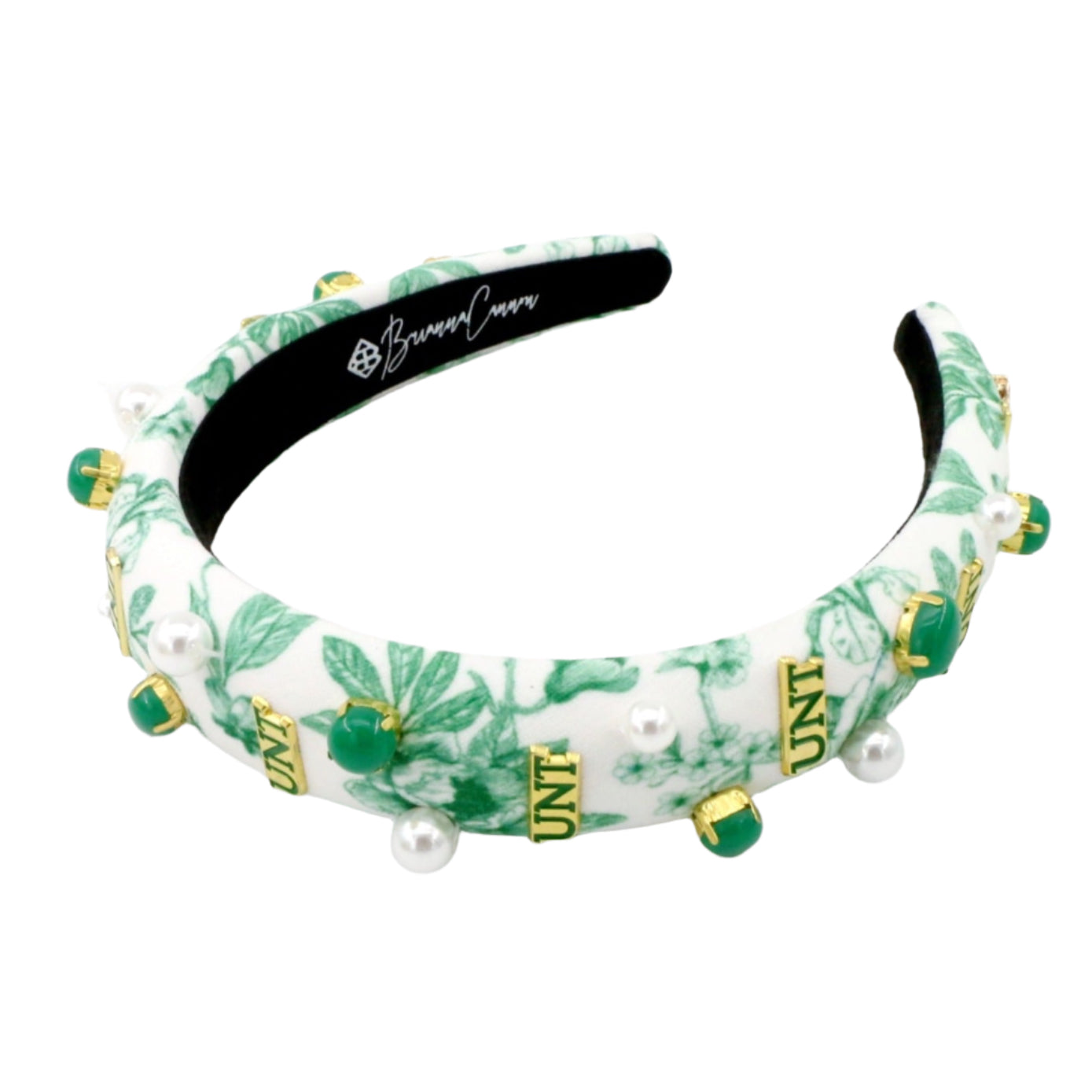 North Texas Floral Toile Logo Headband PRE-ORDER (Est. Ship 1/15)