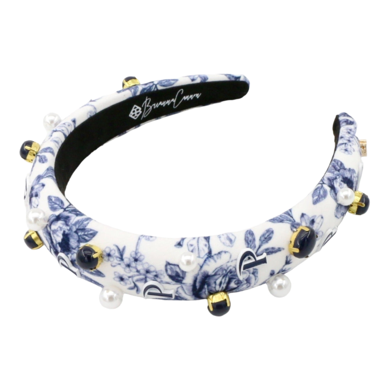 Pepperdine Floral Toile Logo Headband PRE-ORDER (Est. Ship 1/15)